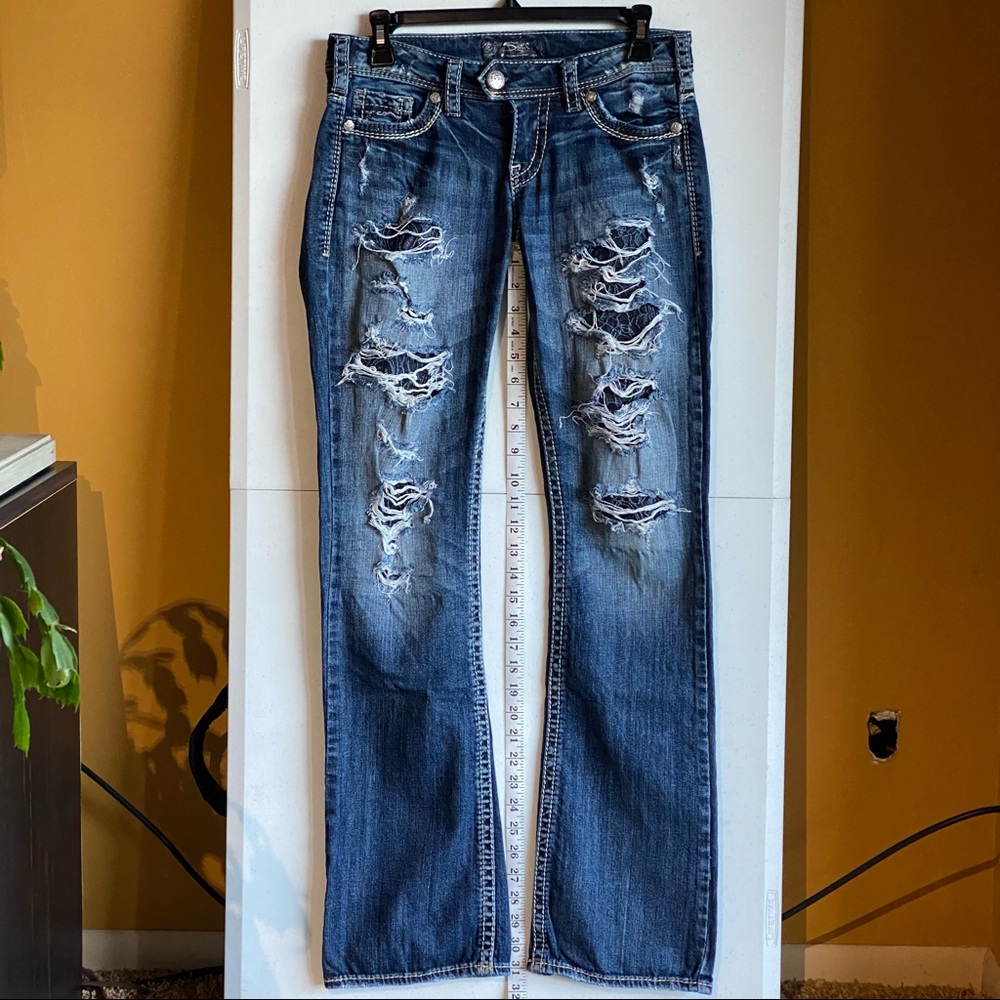 Silver Tuesday Low Slim Boot Jean